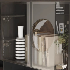 Double Office Desk with Drawers and Doors, 2-Person Home Office Desk , Double Computer Desk Workstation , Study Writing Table