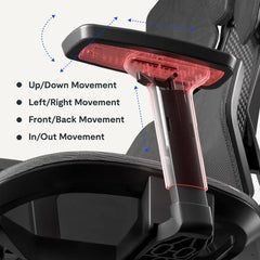 Ergonomic Gaming Chair Reclining Gamer Chair with Adjustable Lumbar Support & 4D Armrests High Back Gaming Chairs for Adults