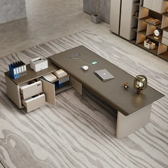 Luxury Gamer Computer Desk Accessories Office Table With Chair for Adults Modern Executive Storage Hutch Cabinent a Study Heigh