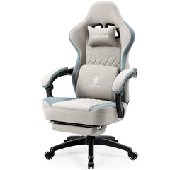 Gaming Chair with Pocket Spring Cushion, Gel Pad and Storage Bag