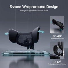 Big and Tall Ergonomic Office Chair with 3-Zone Dynamic Lumbar Support