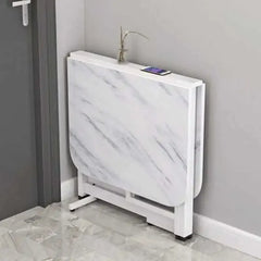 Foldable Modern Kitchen Retractable Rectangular Dining Table