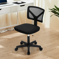 Lumbar Support Low Back Adjustable Height 360° Rolling Swivel Office Chair
