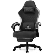 GTPLAYER Gaming Chair with Pocket Spring Cushion, Linkage Armrests & Footrest