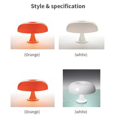 LED Mushroom Table Lamp - Italian Design Elegance