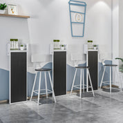 Iron Folding Table Bar Counter Household Restaurant Invisible Wall Cabinet Milk Tea Shop Office Scandinavian Accessible Luxury Storage Rack