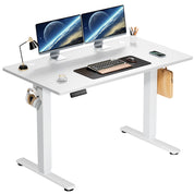 SmartHealth™ 40" x 24" Electric Standing Desk – Height Adjustable Sit-Stand Computer Workstation