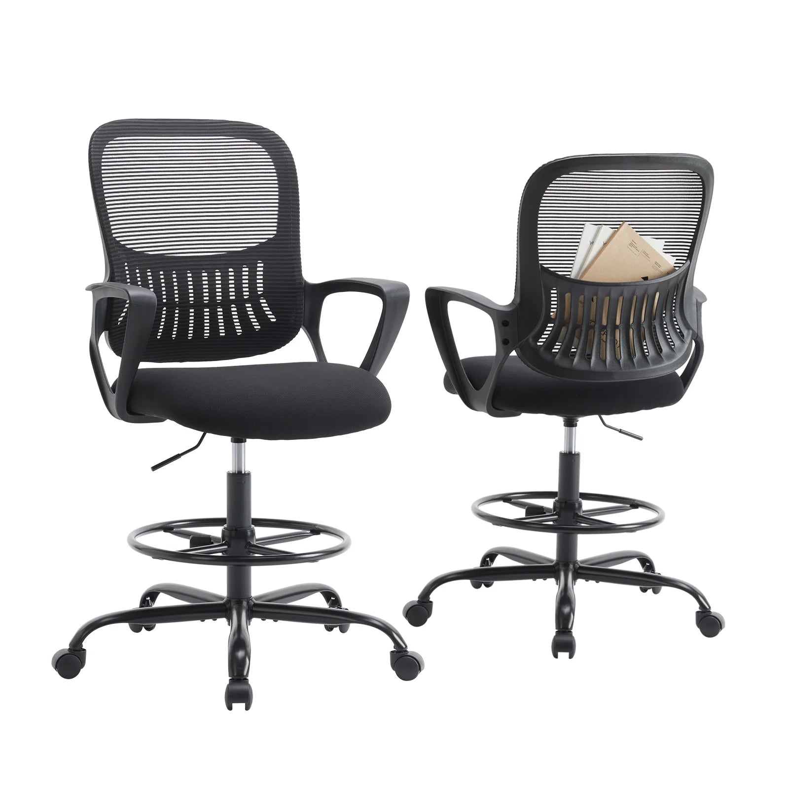 Ergonomic Mesh Backrest Office Desk Chair with Adjustable Height