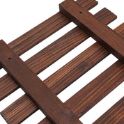 2PCS Rustic Cedar Wood Wall-Mounted Flowerpot Shelves – Indoor & Outdoor Hanging Planter Rack for Plants, Flowers, Herbs, Balcony, Patio, Garden