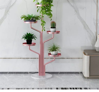 5-Tier Indoor Metal Plant Stand