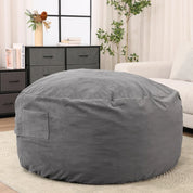 Oversized Bean Bag Chair with Removable Cover Soft Foam Furniture Portable Sofa Living Room Bedroom Dorm