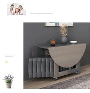 Fashion folding dining table furniture yemek masasi multifunctional round  dining table with 4 chairs