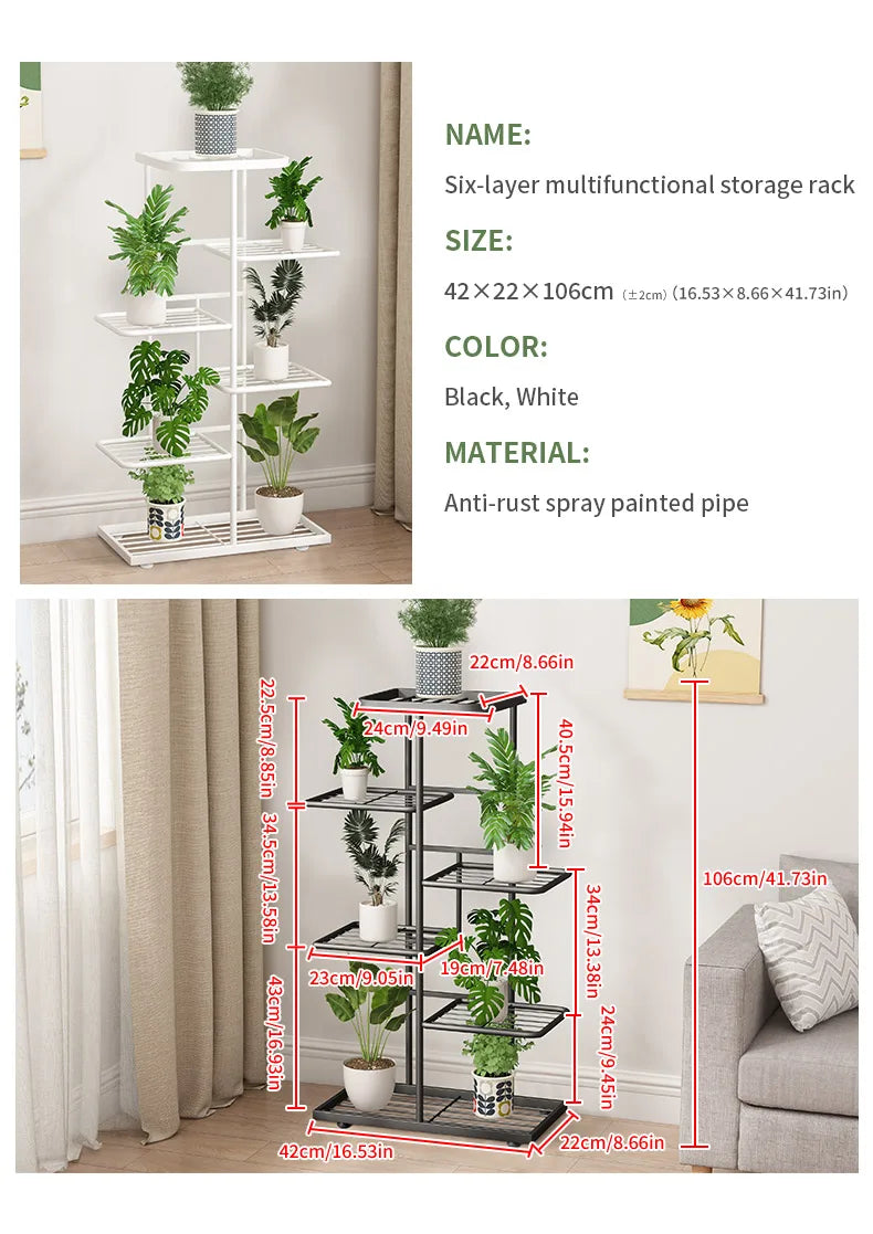 Home Garden Flower Pot Organizer
