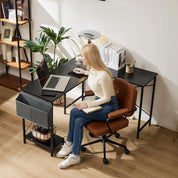 FurnishSpot SpaceSmart™ Modular L-Shaped Computer Desk with Storage