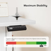 Marsail Standing Desk Adjustable Height Home Office Desk,‎48x24 Electric Standing Desk, Stand up Desk with Storage Bag