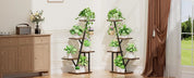 SmartSpace™ 5-Tier Corner Plant Stand with Grow Lights (2-Pack) – Indoor Vertical Plant Shelf