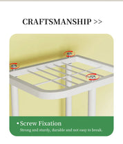 Plant Shelves Iron Potted Flower Plant Stand Rack Multiple Flower Pot Holder Shelf Indoor Outdoor Planter Display Organizer