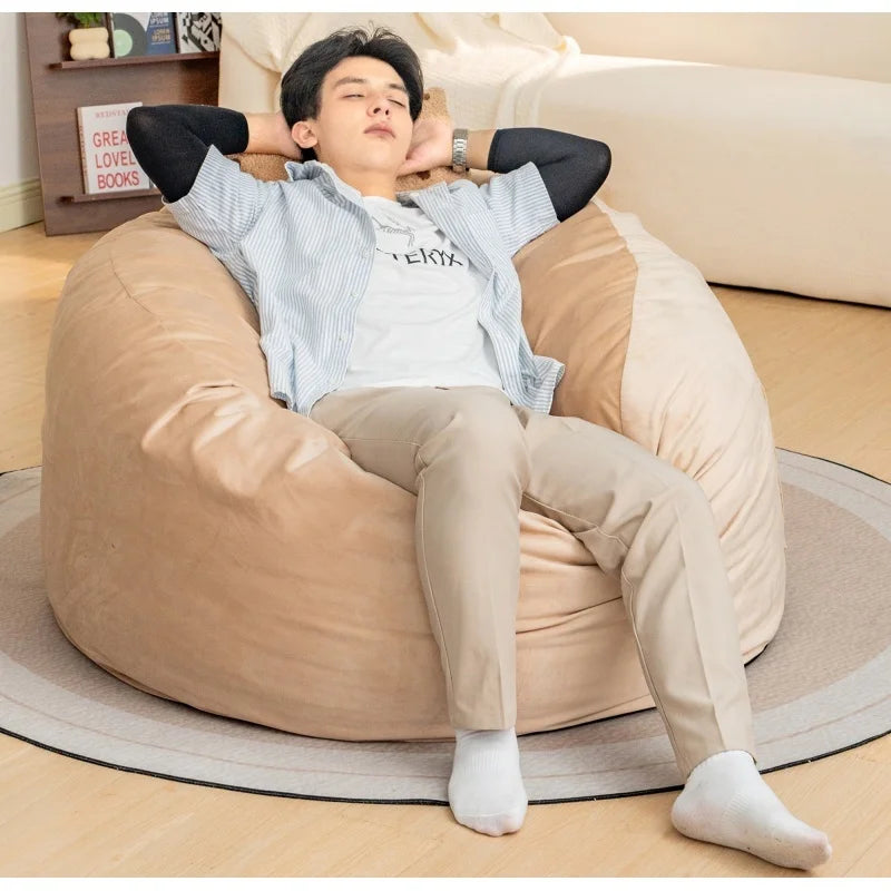 Bean Bag Chair 4Foot Urious Veet Ultra Soft Fur High-Rebound Memory Foam For Adults Plush Lazy Sofa With Fluffy Removable Spong