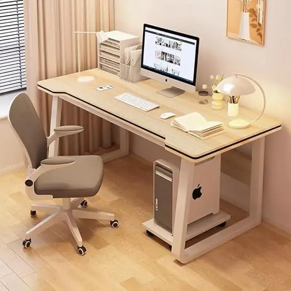 Gaming Desk Computer Writing Table Student Art Modren Simple Style PC Wood Suitable Portable Desk for Home, Office