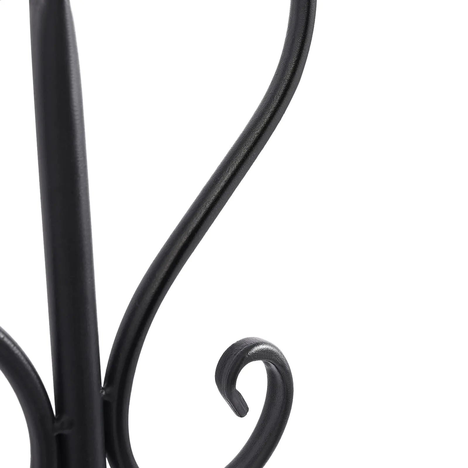 Upgraded 5-Tray Flower Stand | Floor Standing, Baking Paint, 19.689.8441.73in, Modern Style 5-Tier Plant Rack with Square Trays