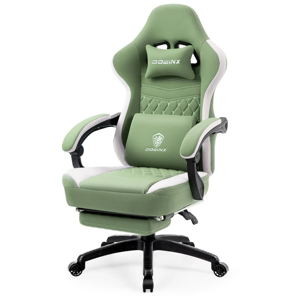 Gaming Chair with Pocket Spring Cushion, Gel Pad and Storage Bag