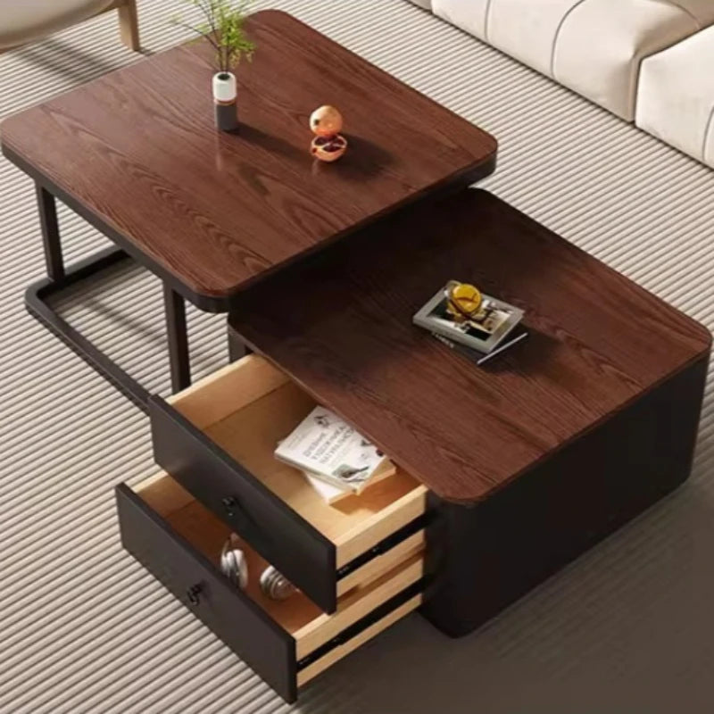 FurnishSpot® Solid Wood Coffee Table – Timeless Living Room Accent