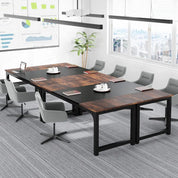 70.8”Executive Desk, Large Office Computer Desk with Thicken Frame, Modern Simple Workstation Business Furniture for Home Offic