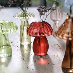 Jelly Mushroom Glass Vase