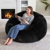 Bean Bag Chair, Comfy Giant Stuffed Bean Bag Chais, w/Spacious Design for Reading, Playing or Relaxing, Bean Bag Couch for Adult