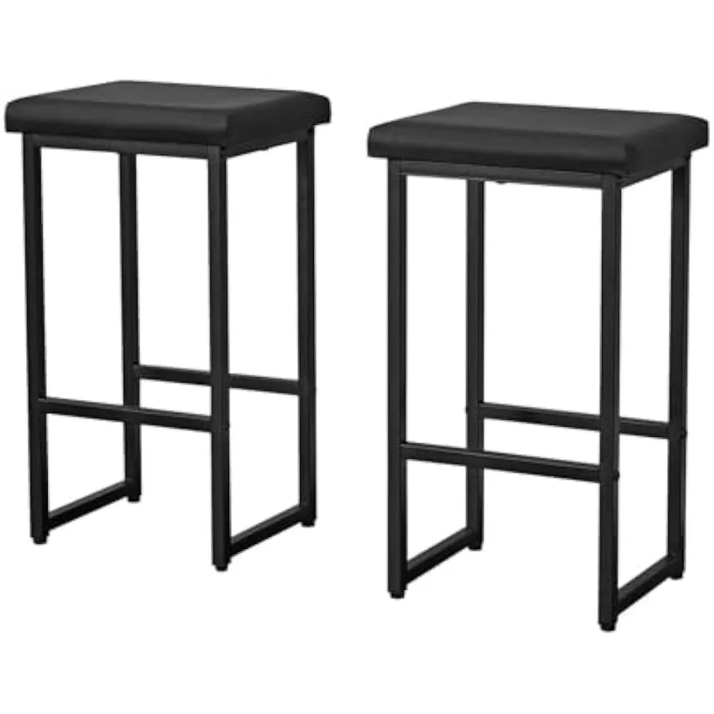 3 Piece Dining Table Set Kitchen Bar Table with Two Stool Storage Shelves Counter Height Table Top Dining Room Home