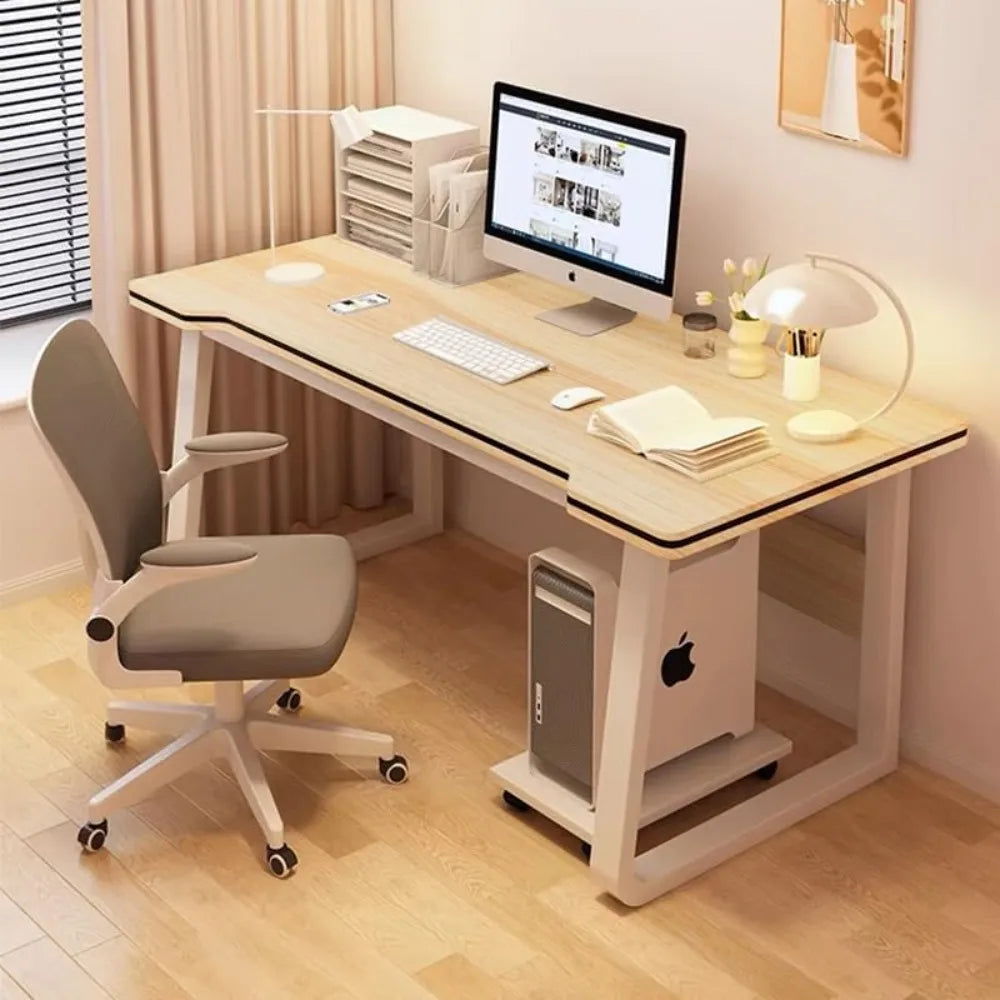 Gaming Desk Computer Writing Table Student Art Modren Simple Style PC Wood Suitable Portable Desk for Home, Office