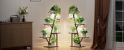 SmartSpace™ 5-Tier Corner Plant Stand with Grow Lights (2-Pack) – Indoor Vertical Plant Shelf