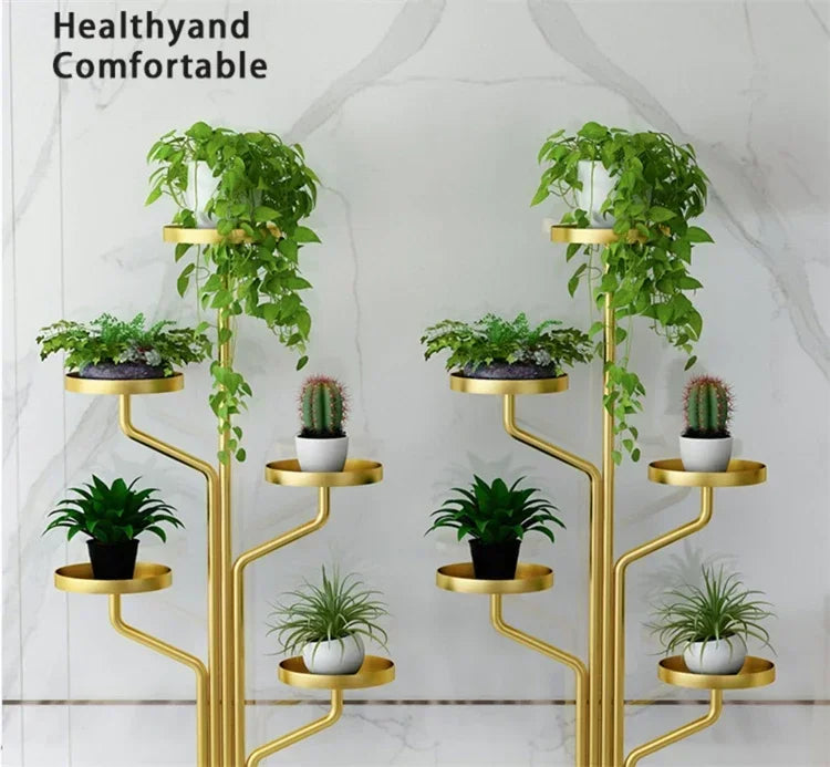 5-Tier Indoor Metal Plant Stand