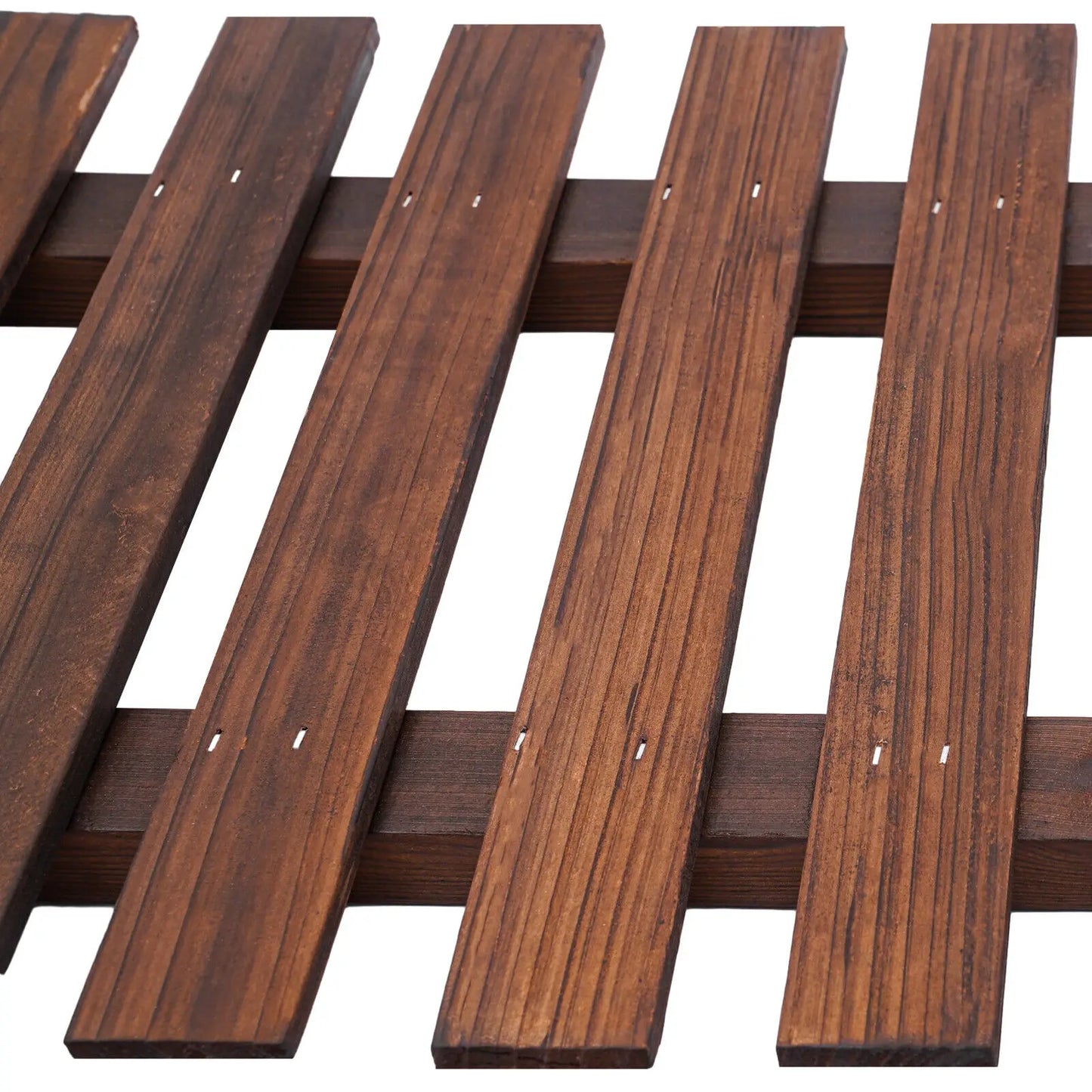 2PCS Rustic Cedar Wood Wall-Mounted Flowerpot Shelves – Indoor & Outdoor Hanging Planter Rack for Plants, Flowers, Herbs, Balcony, Patio, Garden