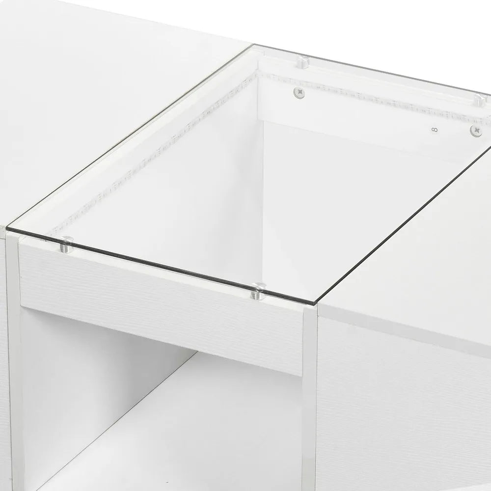 Coffee Table Upscale Large Living Room Table Remote Control