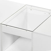 Coffee Table Upscale Large Living Room Table Remote Control