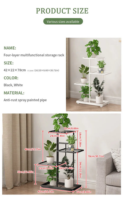 Home Garden Flower Pot Organizer