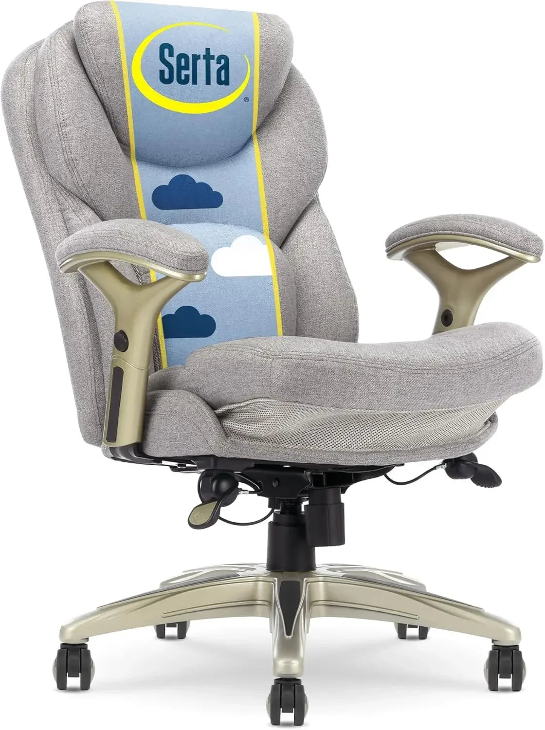 Ergonomic Adjustable Mid Back Desk Chair with Lumbar Support