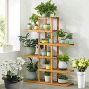 Wall Corner  Plant Stand Indoor Outdoor Garden Flower Pot Shelf Space Save