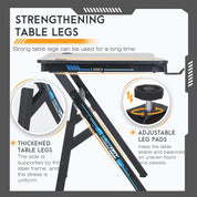 47 Inch Home Office Desk Extra Large Modern Ergonomic  PC Carbon Fiber Table Gamer Workstation with Cup Holder Headphone Hook