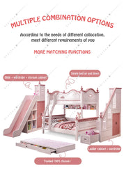 Luxury Combined Bunk Bed for Kids Room