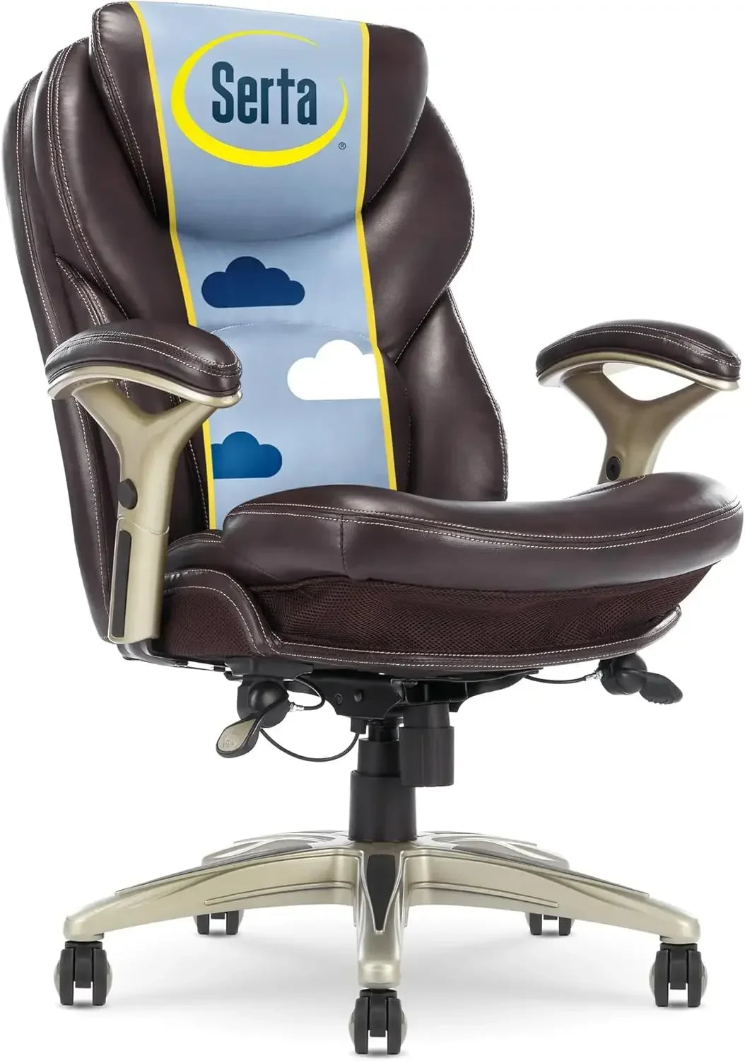 Ergonomic Adjustable Mid Back Desk Chair with Lumbar Support