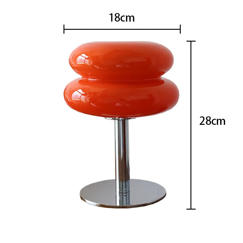 Macaron Glass Table Lamp - Trichromatic Dimming