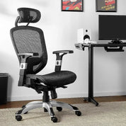Staples Hyken Ergonomic Swivel Task Chair, Adjustable Office Chair with Breathable Mesh and Lumbar Support