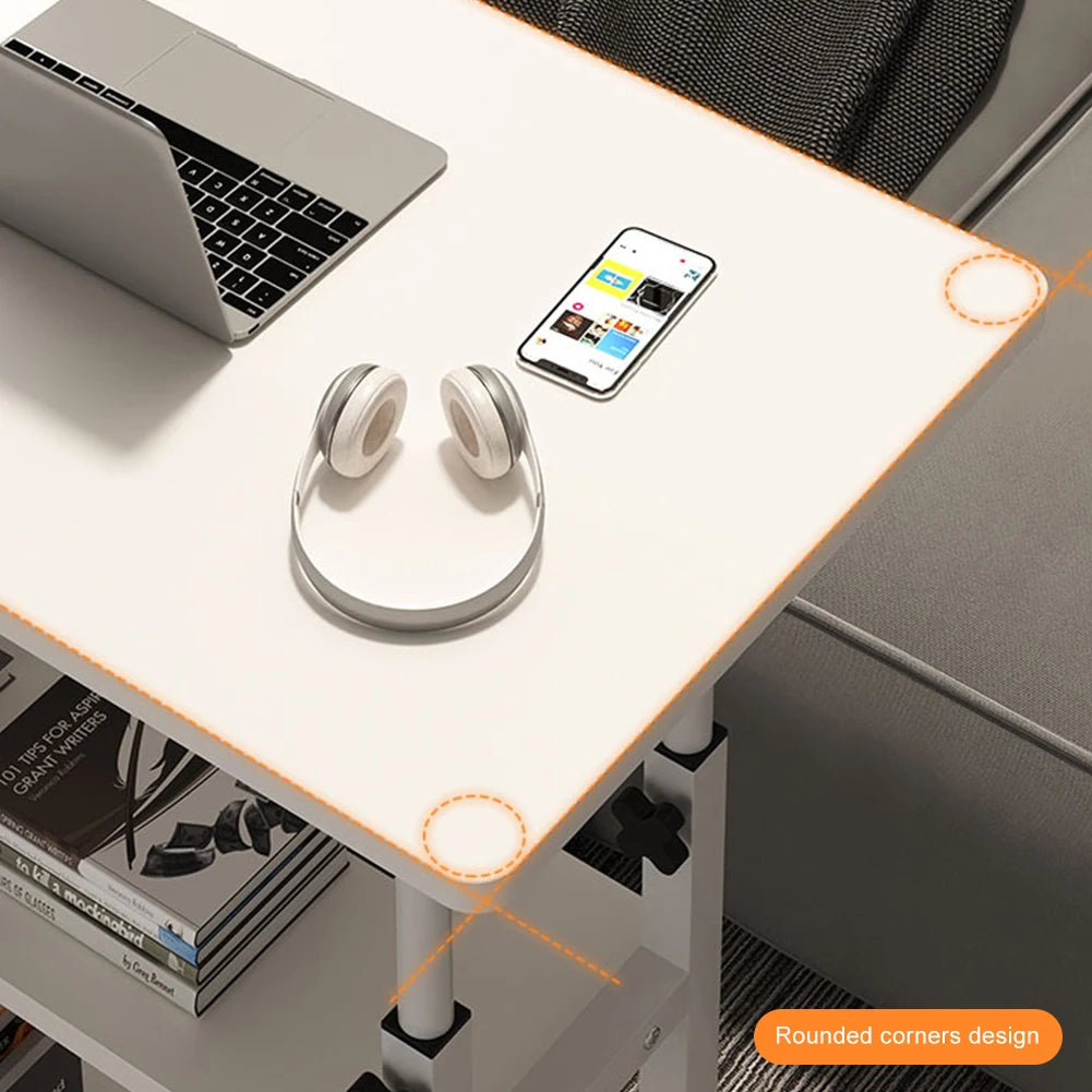 Bedside Table Liftable Computer Desk Minimalist Movable Computer Desk Portable Multi-functional Small Home Office Furniture