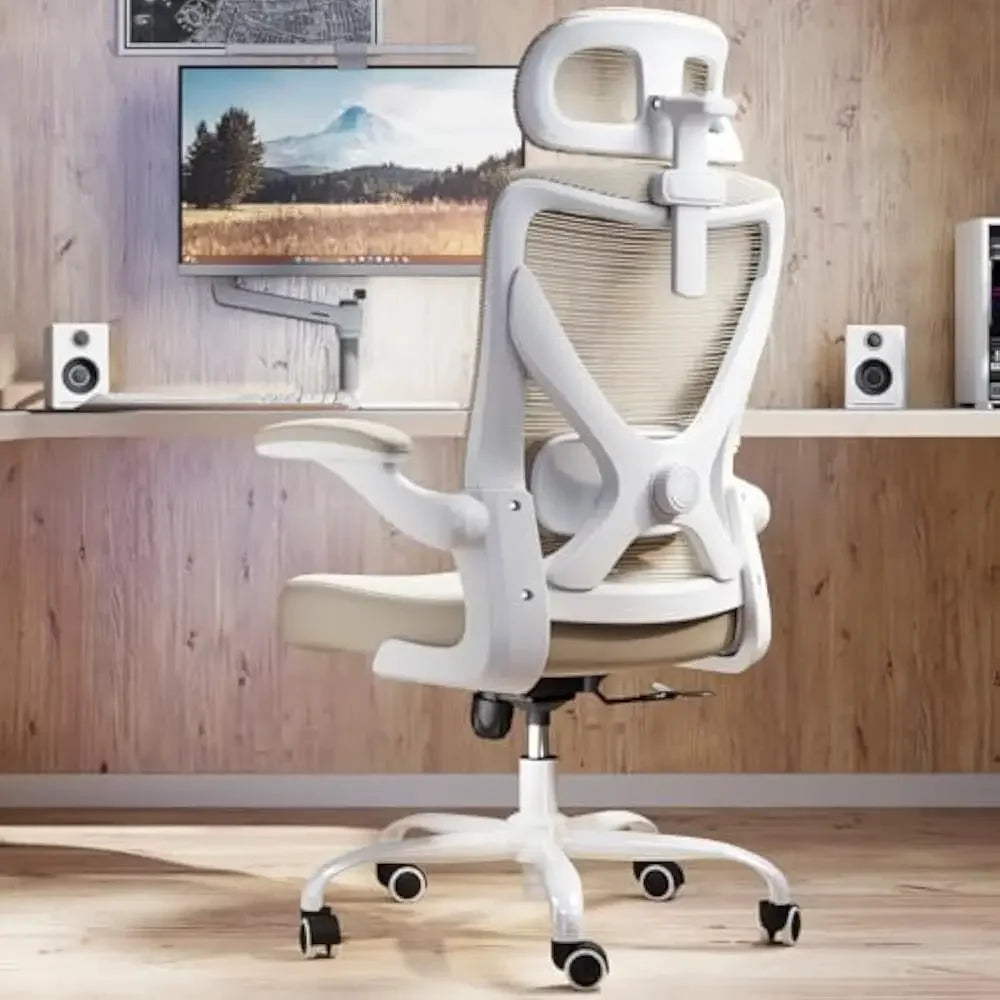 Ergonomic Mesh Office Chair w/ Lumbar Support, and Headrests