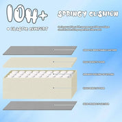 Gaming Chair with Footrest and Lumbar Support