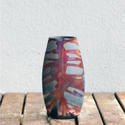 6-inch handmade ceramic vase - Bohemian style, gift box, gift for mom, home decor