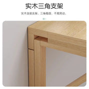 Solid wood wall folding table wall hanging computer table desk small apartment wall hanging dining table bedroom against the
