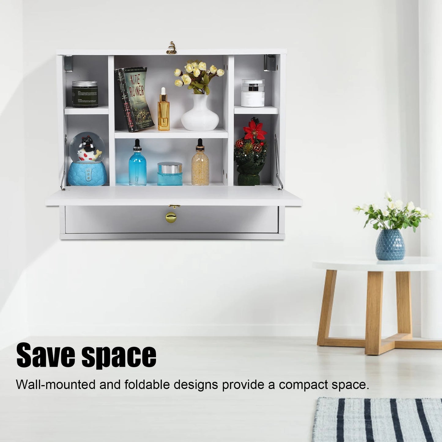 Wall Mounted Multifunctional Foldable Desk